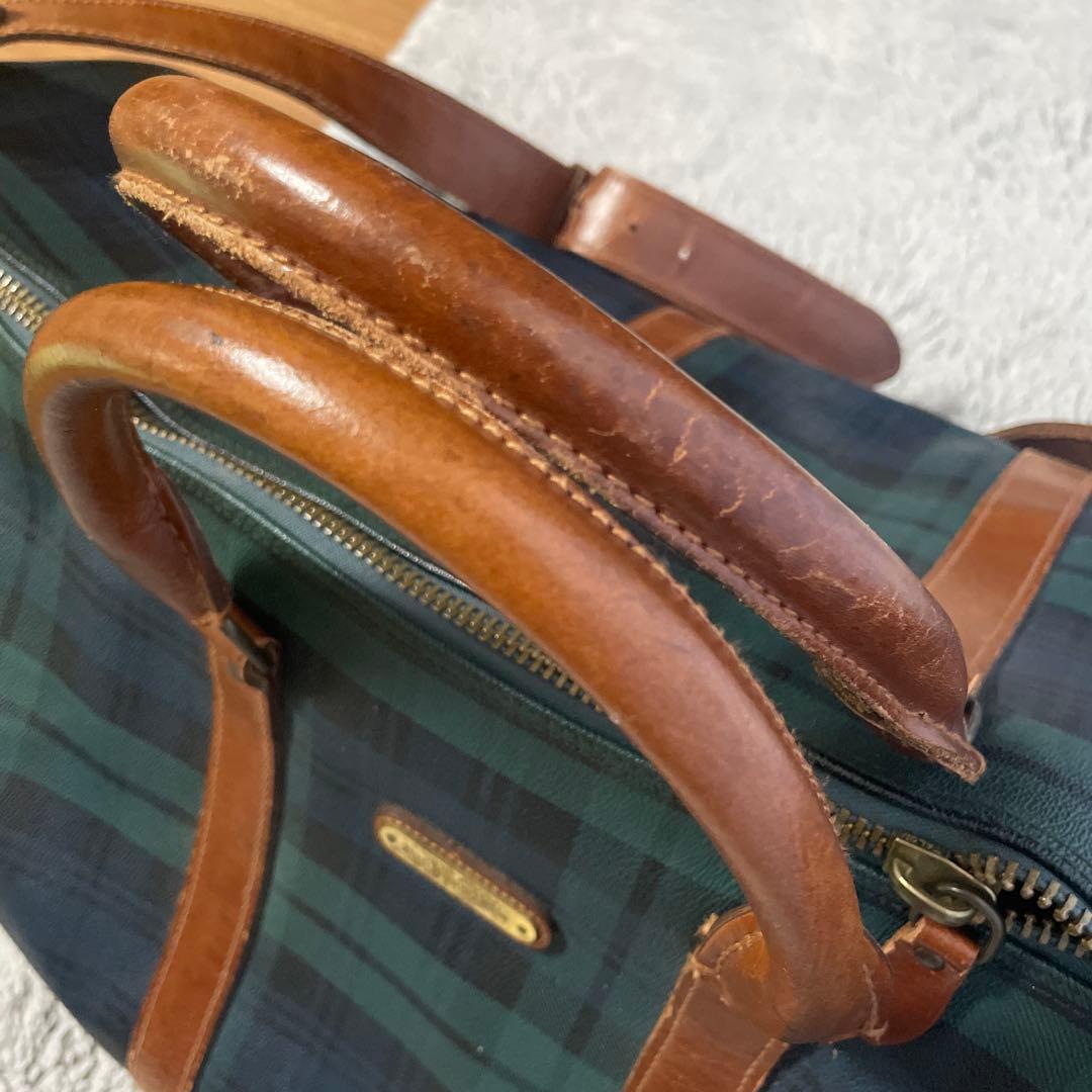 POLO RALPH LAUREN ボストンバッグ 2wayチェック柄 大容量