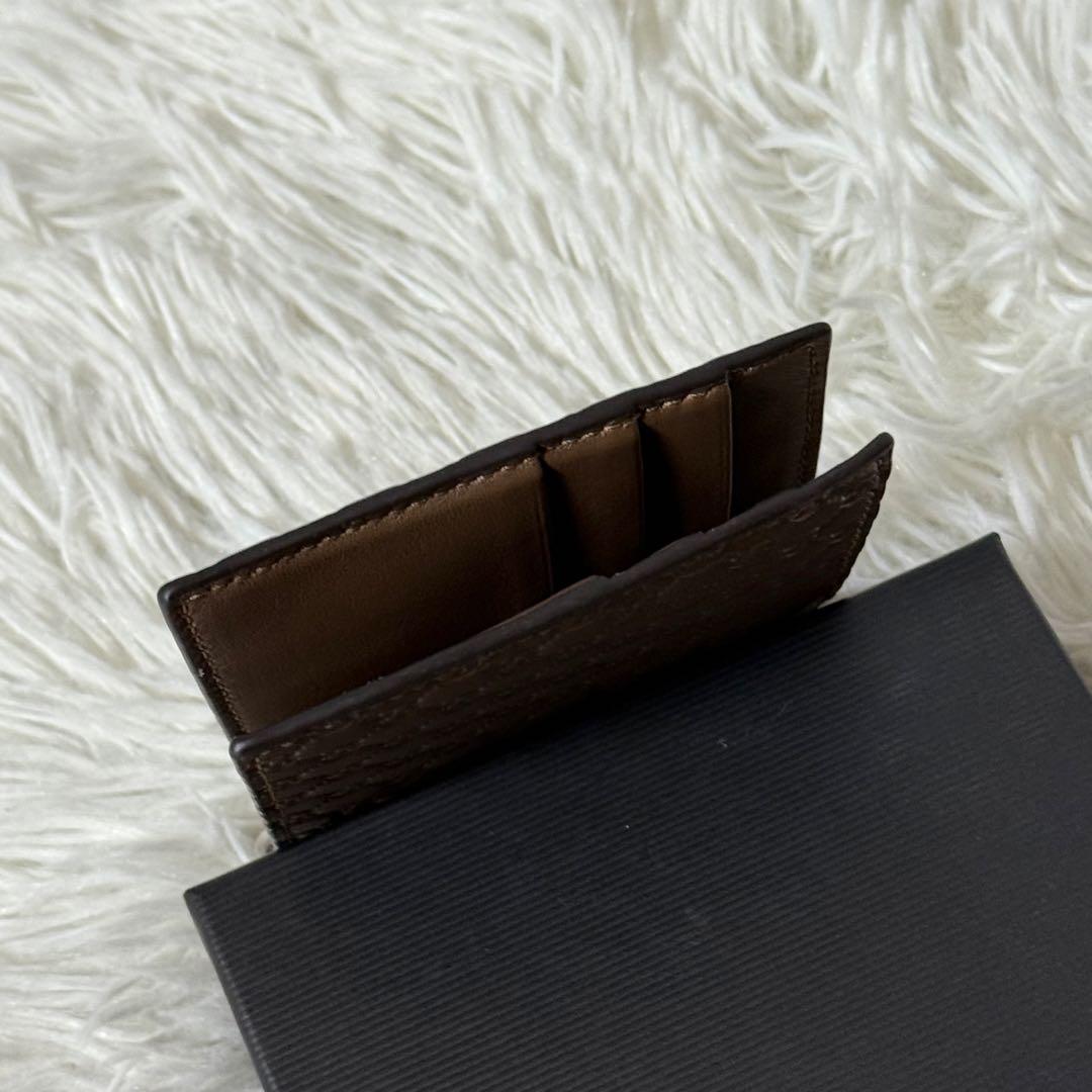 ⭐️新品未使用⭐️　GUCCI　マイクログッチシマ　マネークリップ　二つ折り財布