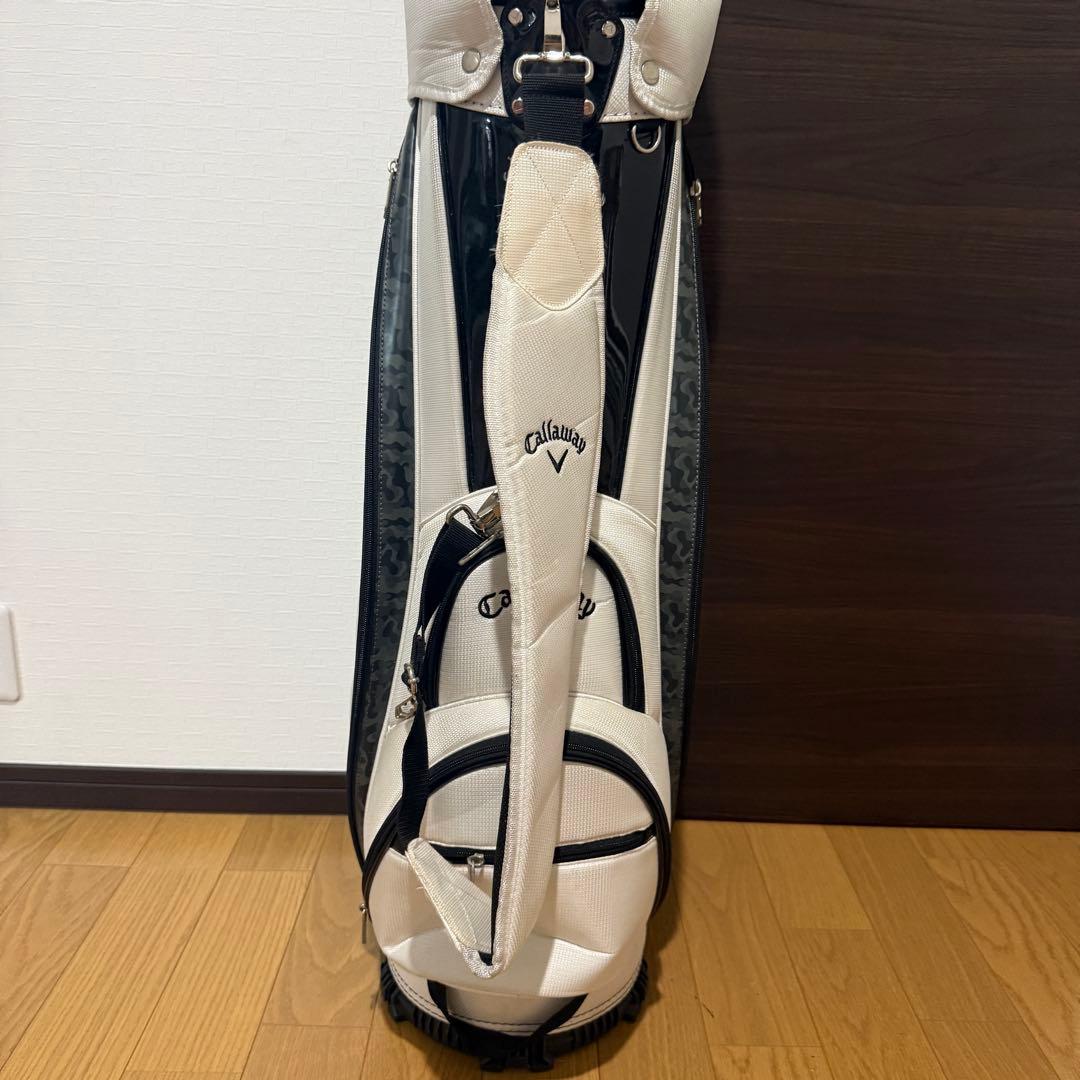 Callaway カモフラ柄 キャディバッグ ゴルフバッグ ホワイト ブラック