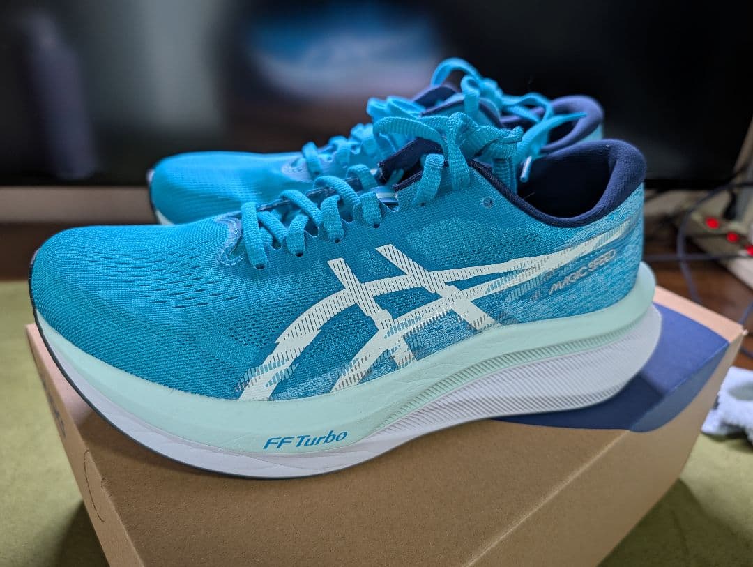 スパイク・シューズ asics magic speed 4 25.0 wide