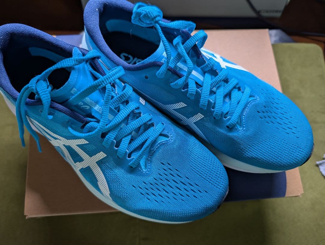 スパイク・シューズ asics magic speed 4 25.0 wide