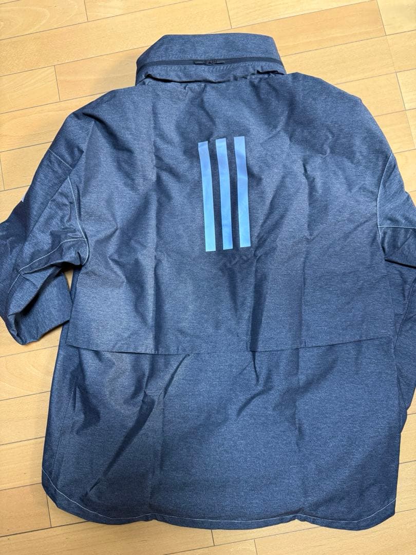【新品・未使用】adidas デニム調ウィンドブレーカー