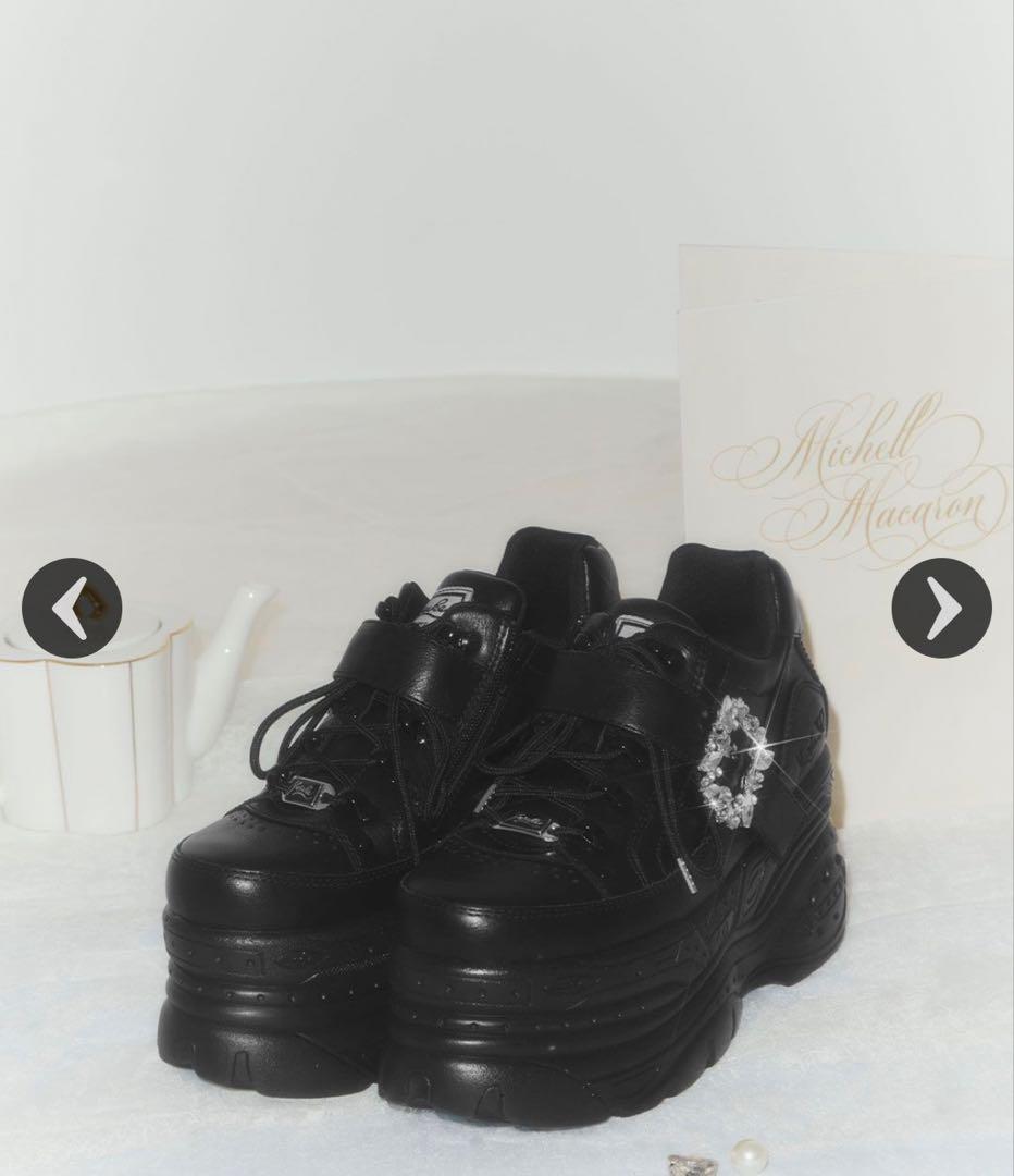 YOSUKEビジューバックル厚底スニーカー お値下げしました！