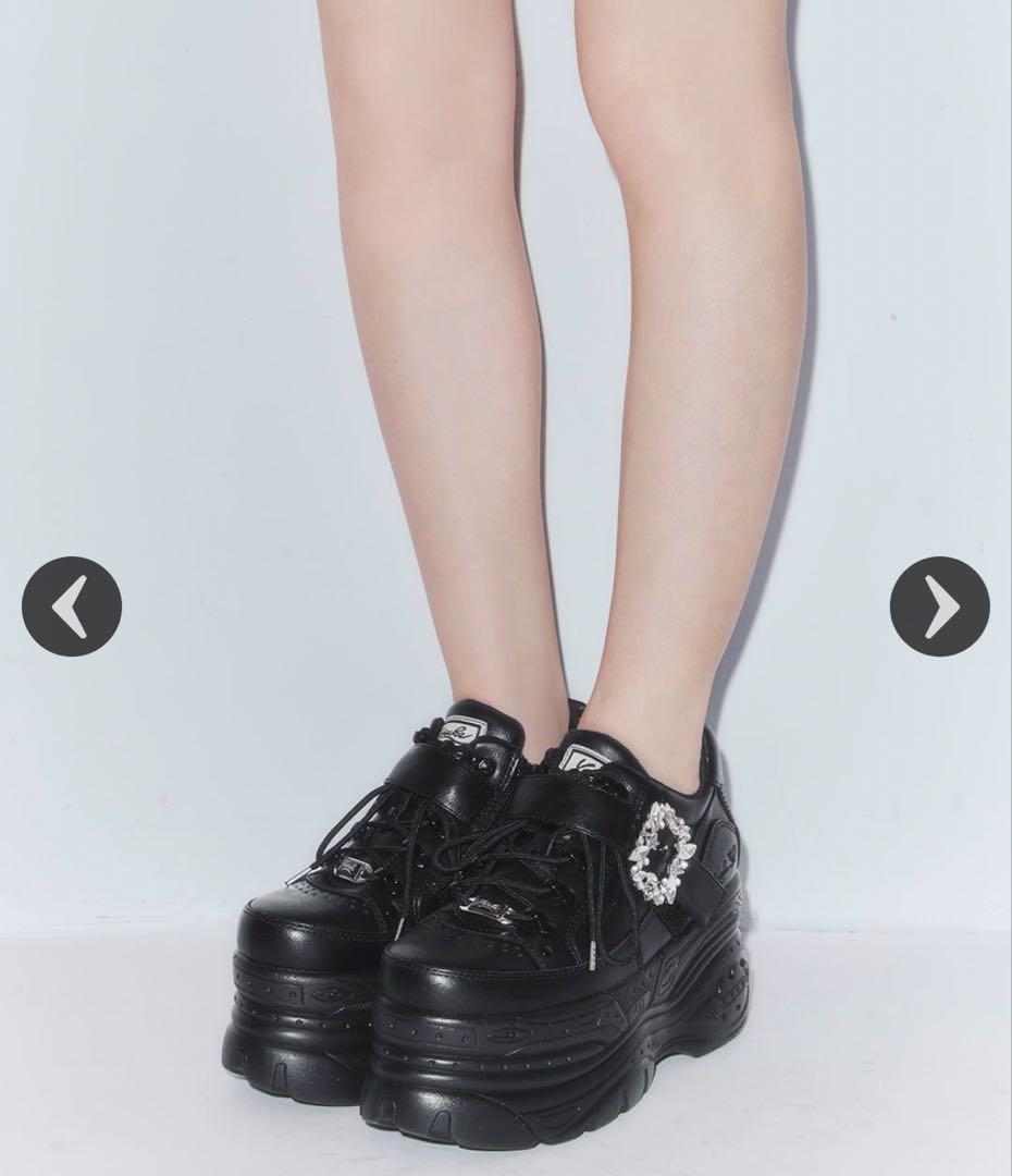 YOSUKEビジューバックル厚底スニーカー お値下げしました！