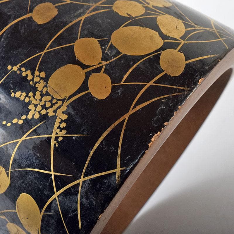 和楽器　和太鼓　鼓胴　秋草蒔絵胴　V　R8406