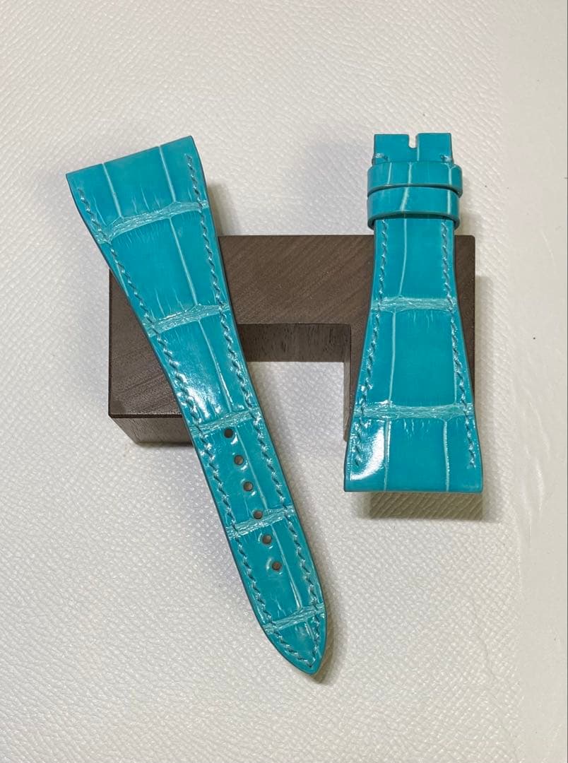 ✏️赤福　ブルガリ・アショーマ44 時計ベルト・オーダー製作