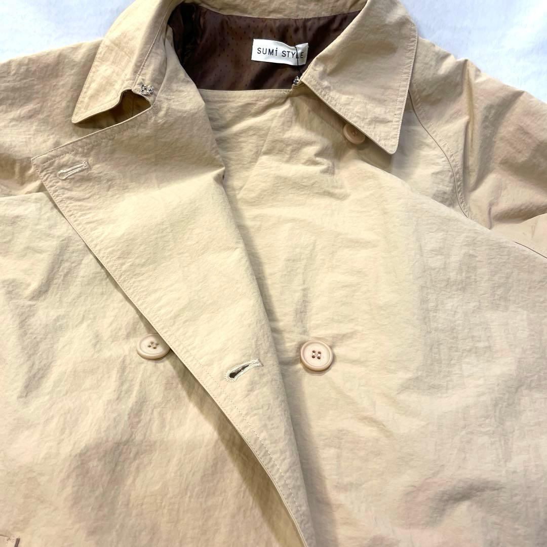 【SUM1 STYLE】スミスタイル オーバーサイズバックタックコート