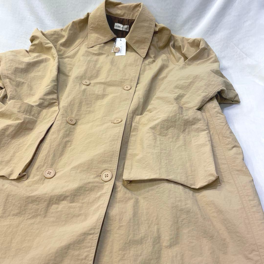 【SUM1 STYLE】スミスタイル オーバーサイズバックタックコート