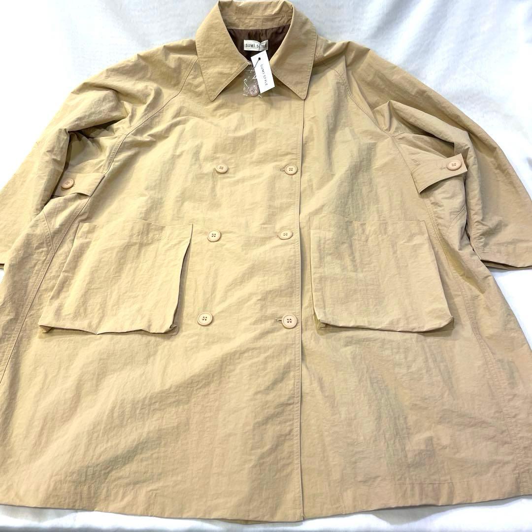 【SUM1 STYLE】スミスタイル オーバーサイズバックタックコート