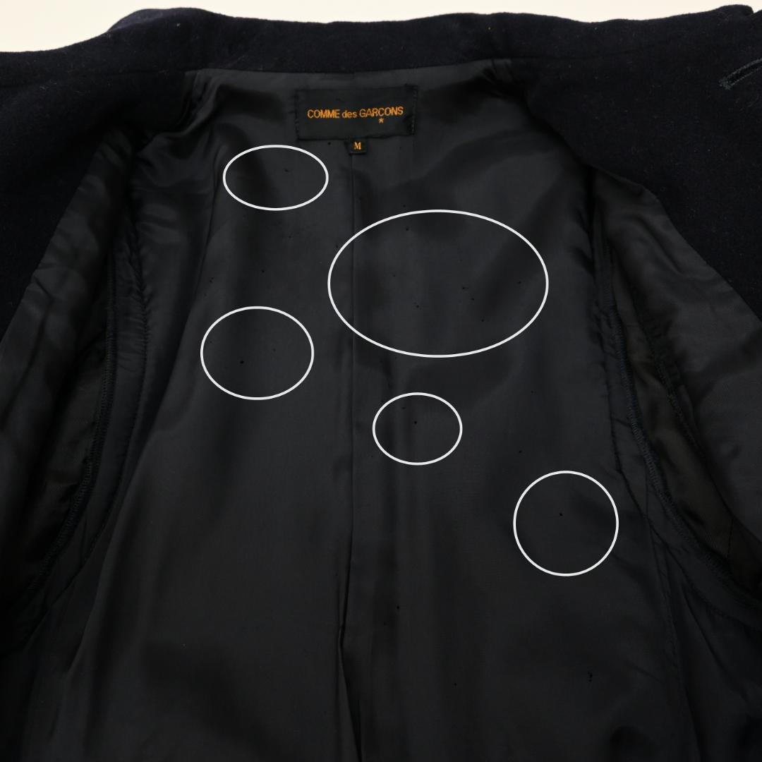 コムデギャルソン AD1993 コート ドッキング ネイビー 48534\"