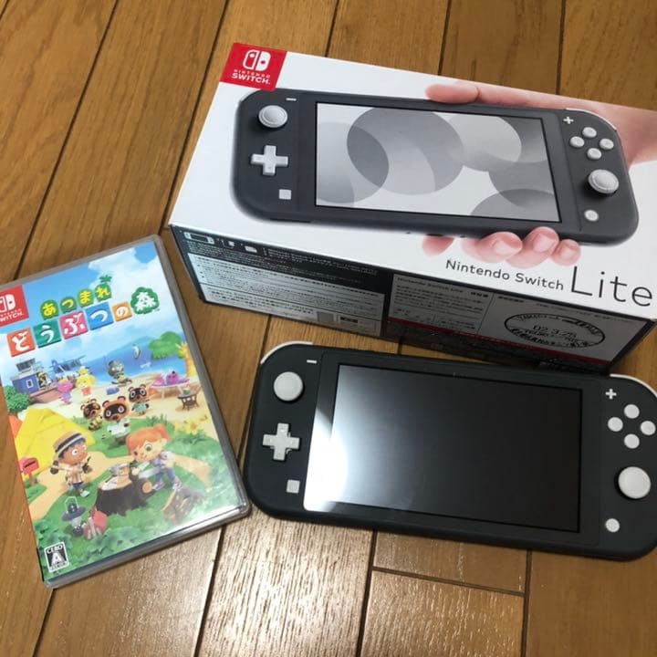 Switchライト黒　あつもりセット