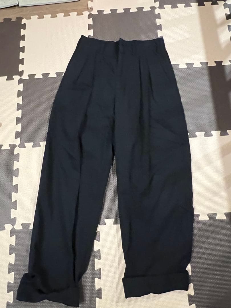 スーツ SUPER FINE WOOL COTTON TWILL SLACKS