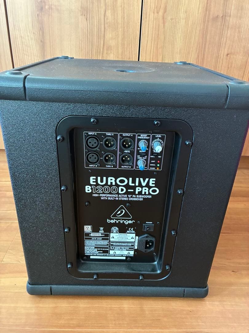 配信機器・PA機器・レコーディング機器 Behringer B1200D EUROLIVE PRO