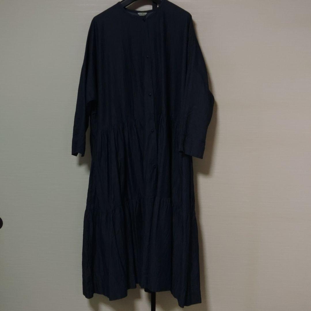 jujudhau ズーズーダウ　デニム　ティアードワンピース