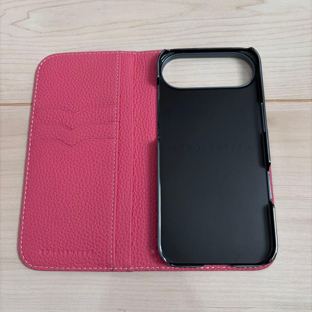 BONAVENTURA iPhone Airダイアリーケース シュリンクレザー
