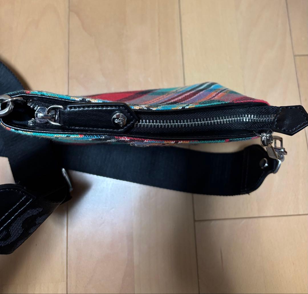 Vivienne Westwood チェック柄ショルダーバッグ