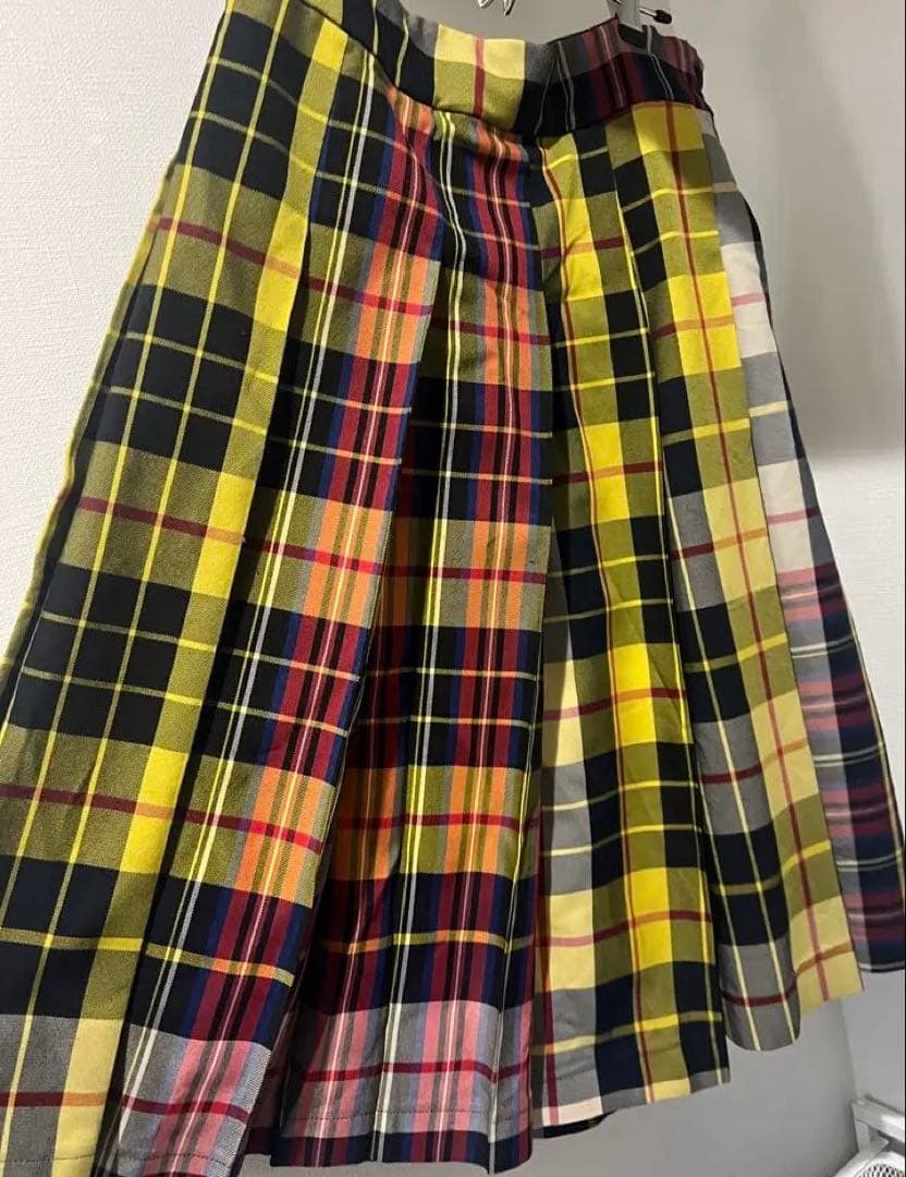 Comme des Garçons チェック柄キュロット ss