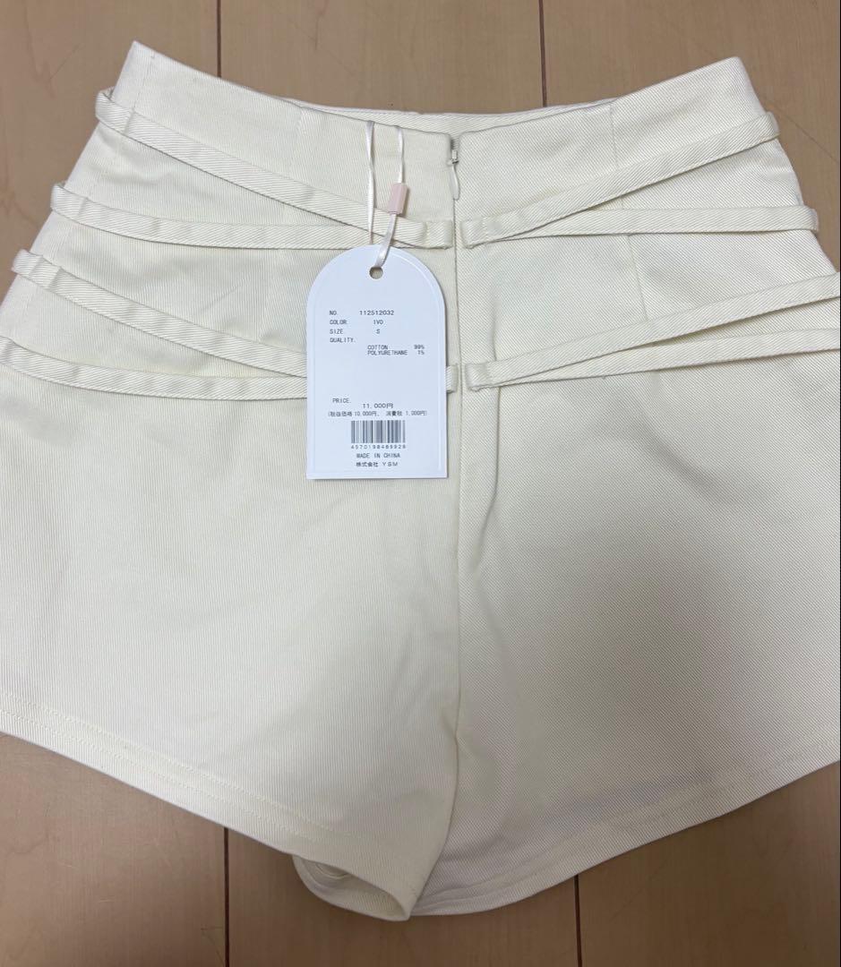 Darich ダブルクロスベルトショートパンツ　Sサイズ