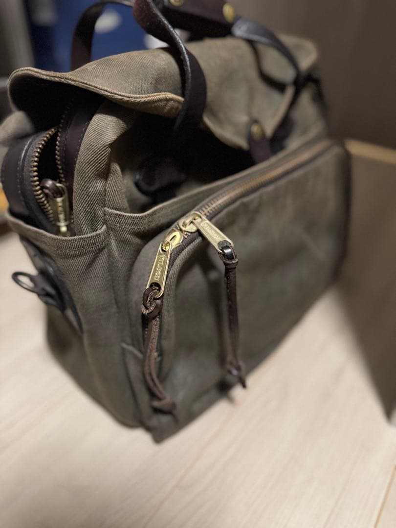 フィルソン FILSON ブリーフケース コットン レザー