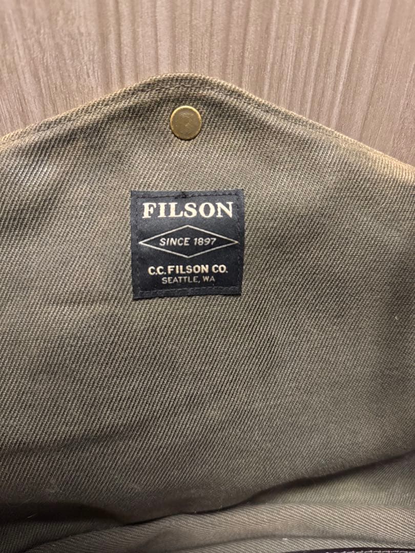 フィルソン FILSON ブリーフケース コットン レザー