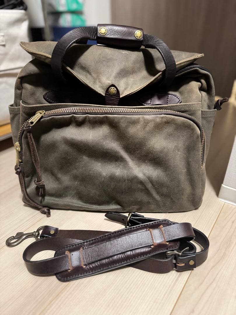 フィルソン FILSON ブリーフケース コットン レザー