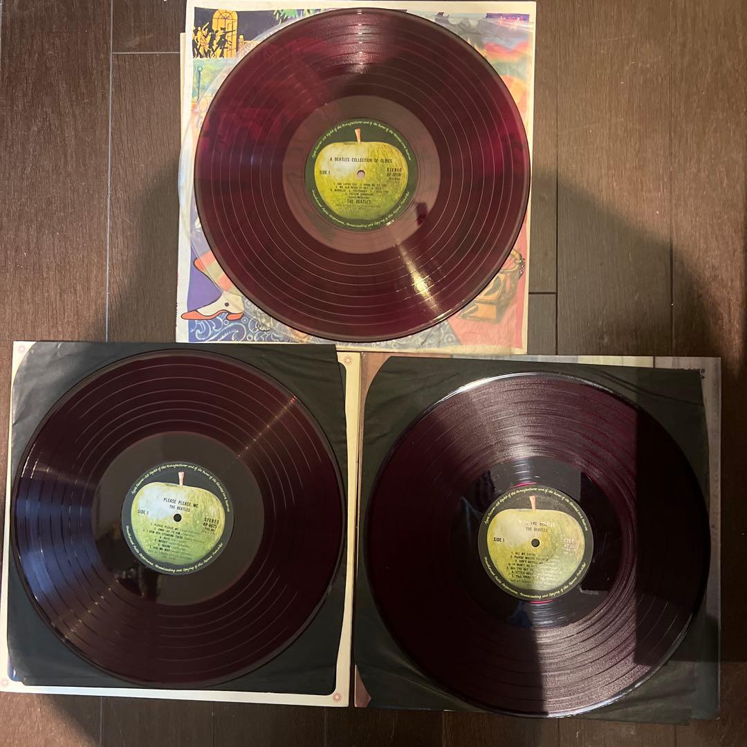 ビートルズ 赤盤　三枚セット