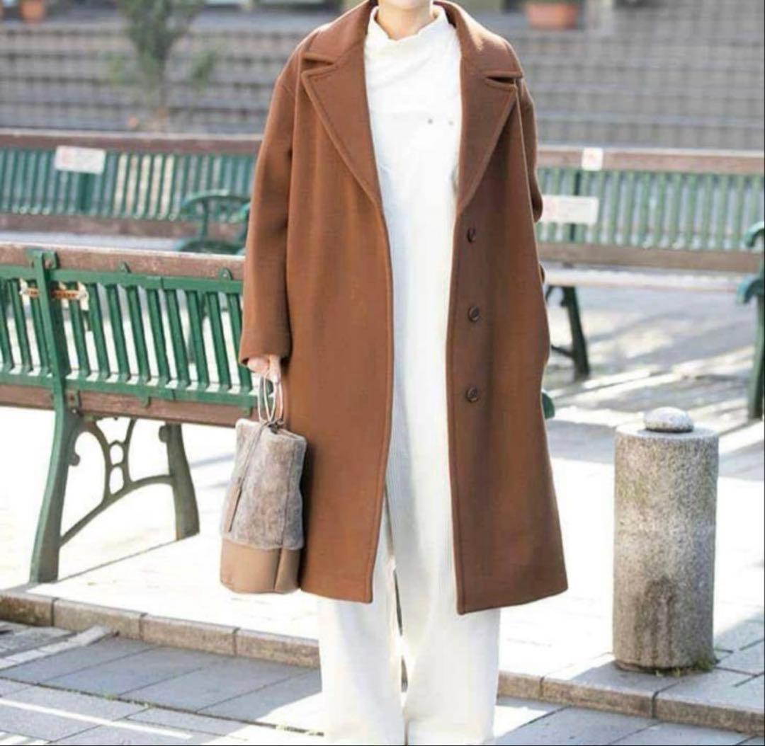 しおり！！ジャーナルスタンダード レリューム ウール コート チェスター