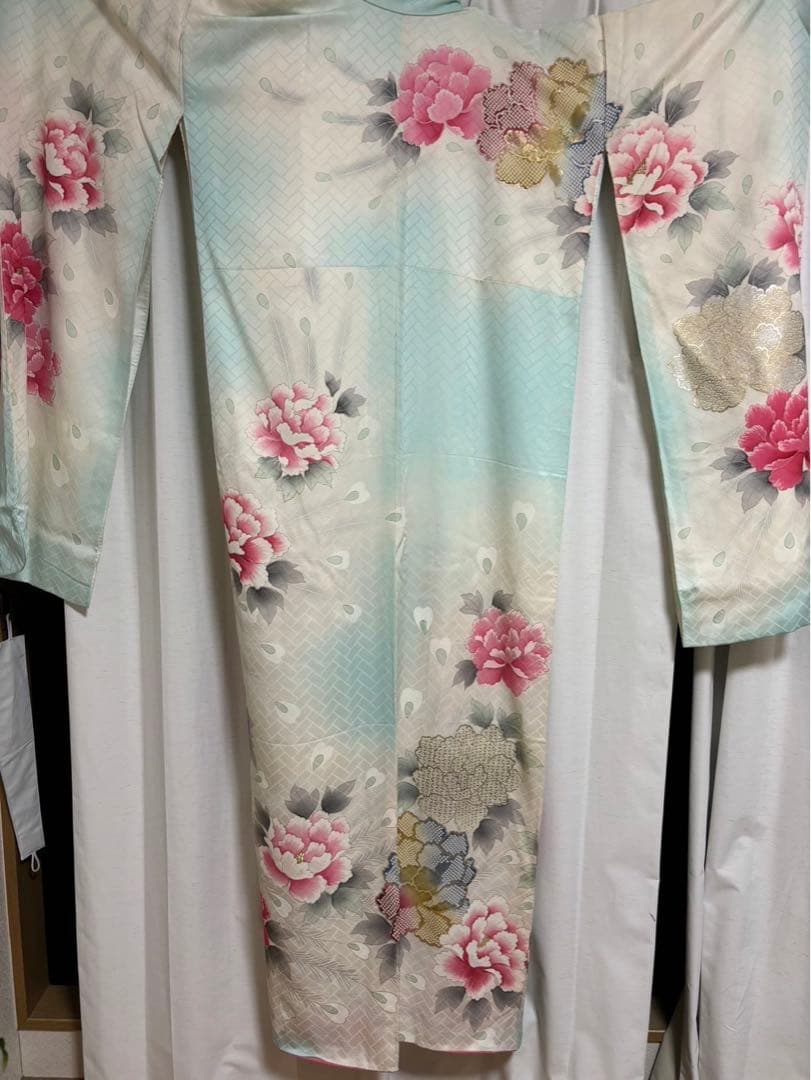 ✨️美品✨️振袖 5点 フルセット 水色　希少色