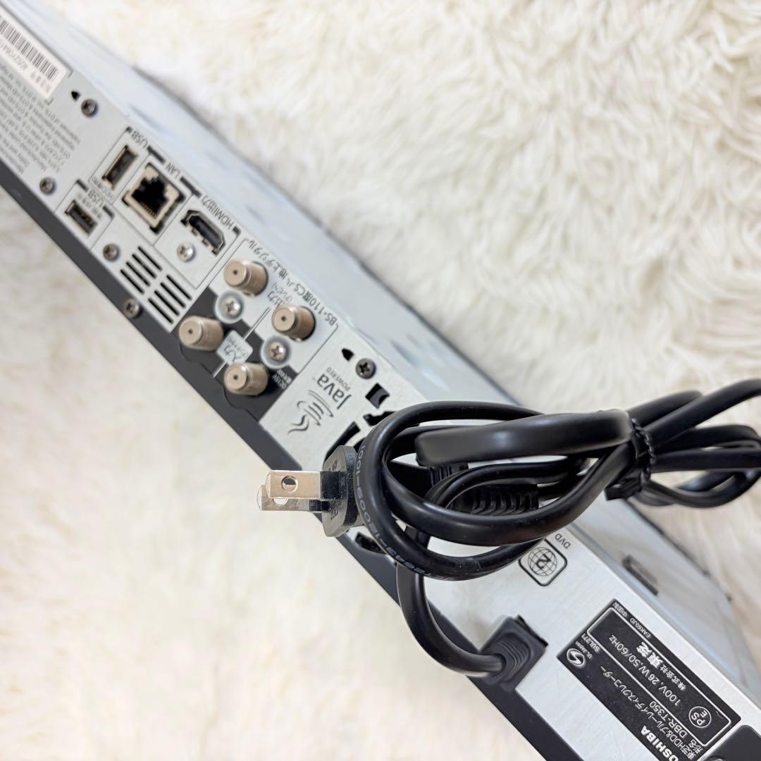 東芝 レグザ 3番組同時録画 1TB ブルーレイレコーダー DBR-T350