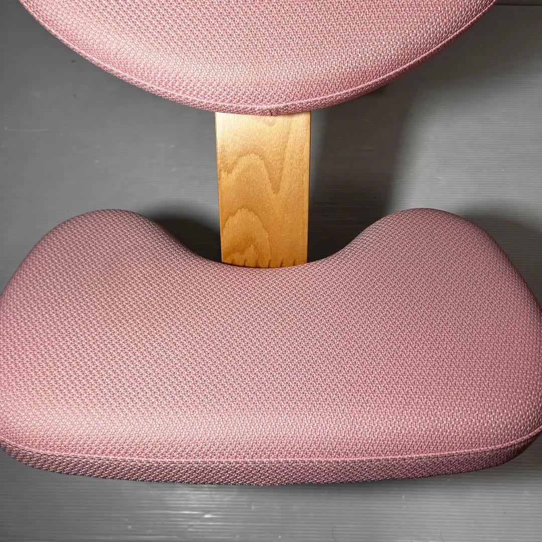 【美品】サカモトハウス バランスチェアイージー　ピンク