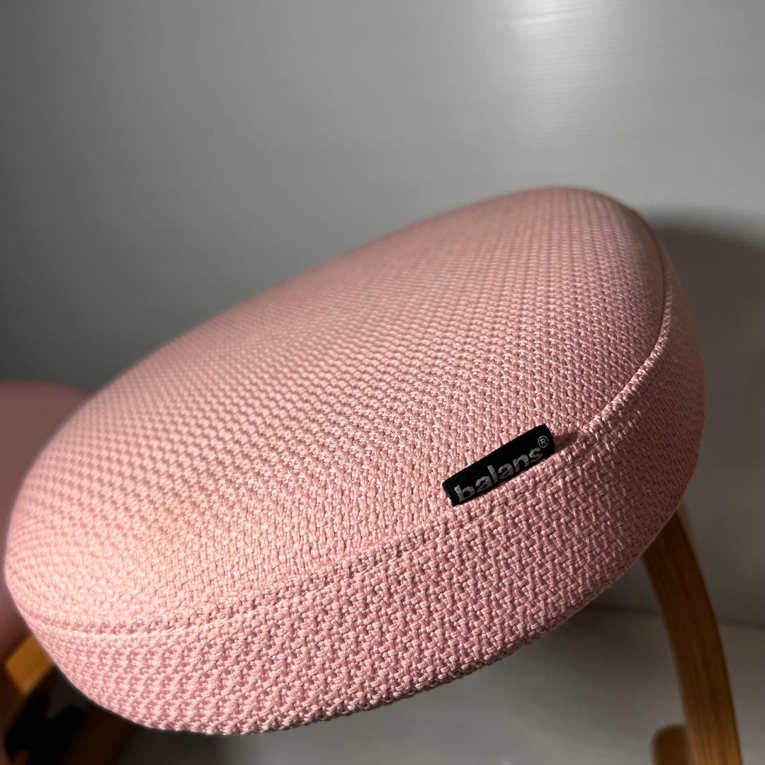 【美品】サカモトハウス バランスチェアイージー　ピンク