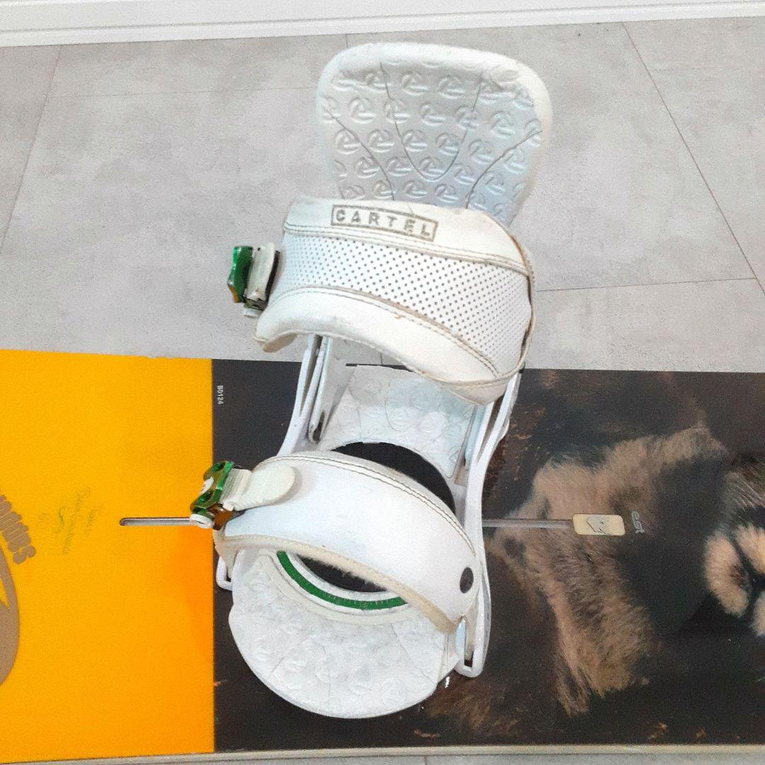 バートンUNINC GIGI RUFスノーボードセット CARTELビンディング