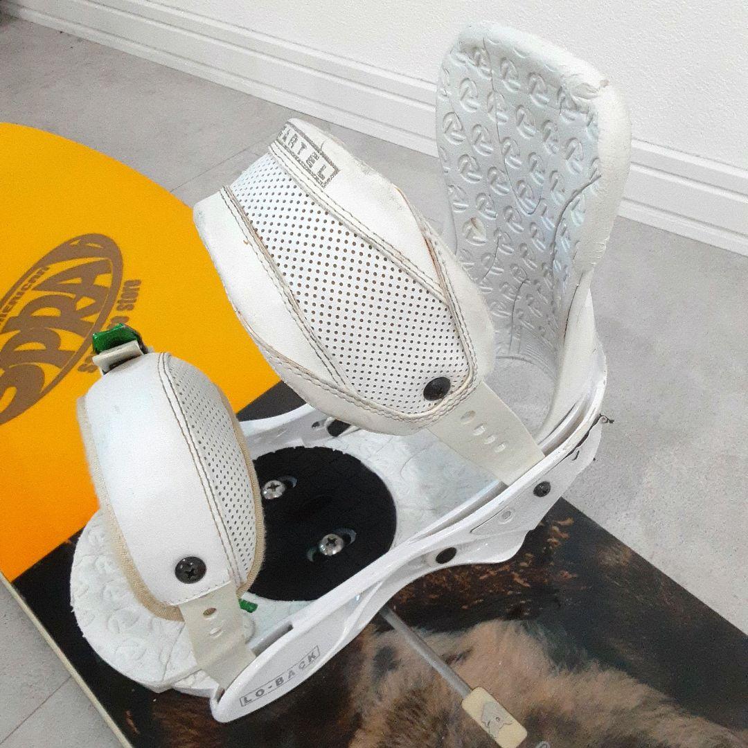 バートンUNINC GIGI RUFスノーボードセット CARTELビンディング