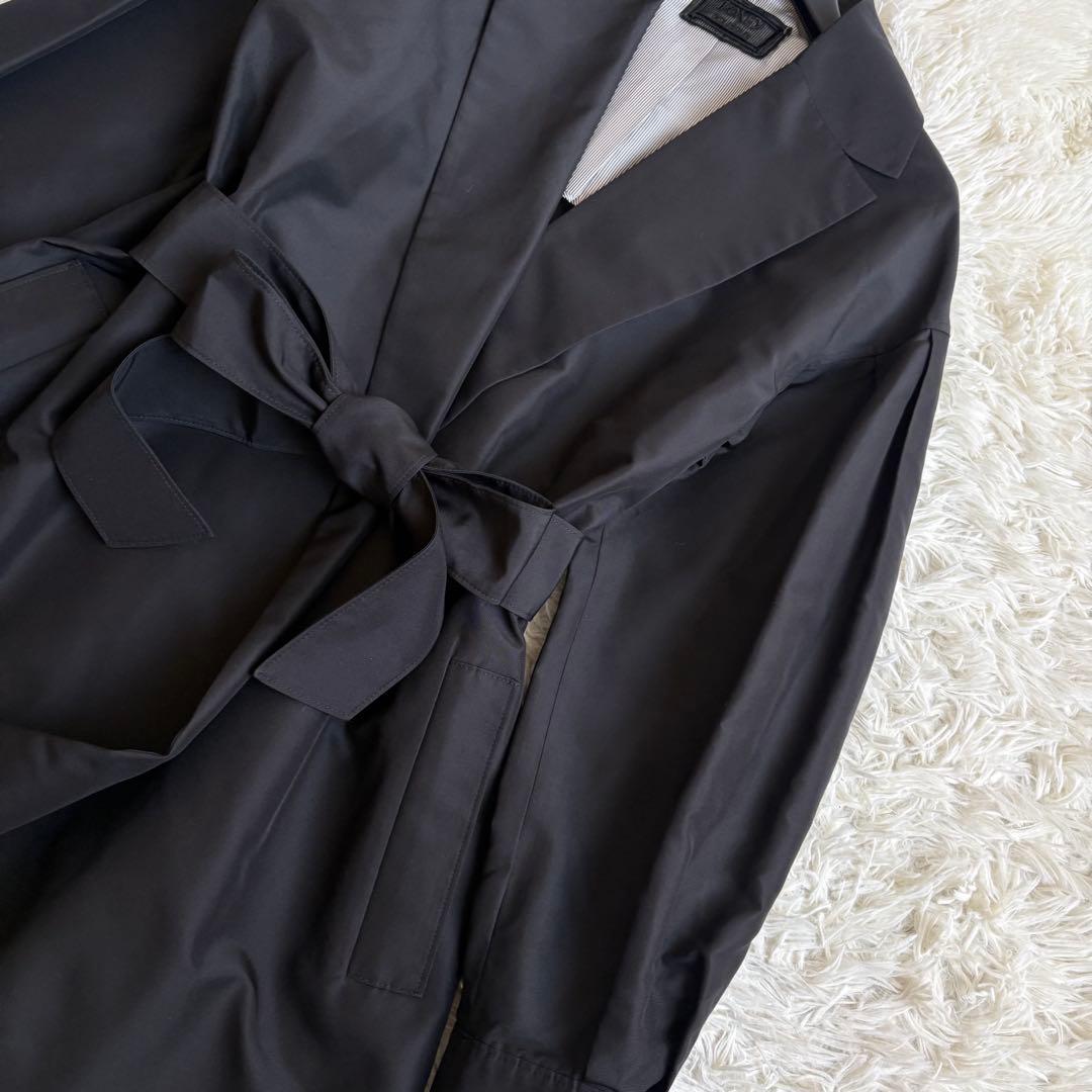 未使用級♡フォクシー ロングコート BALLERINA シルク100% 19万