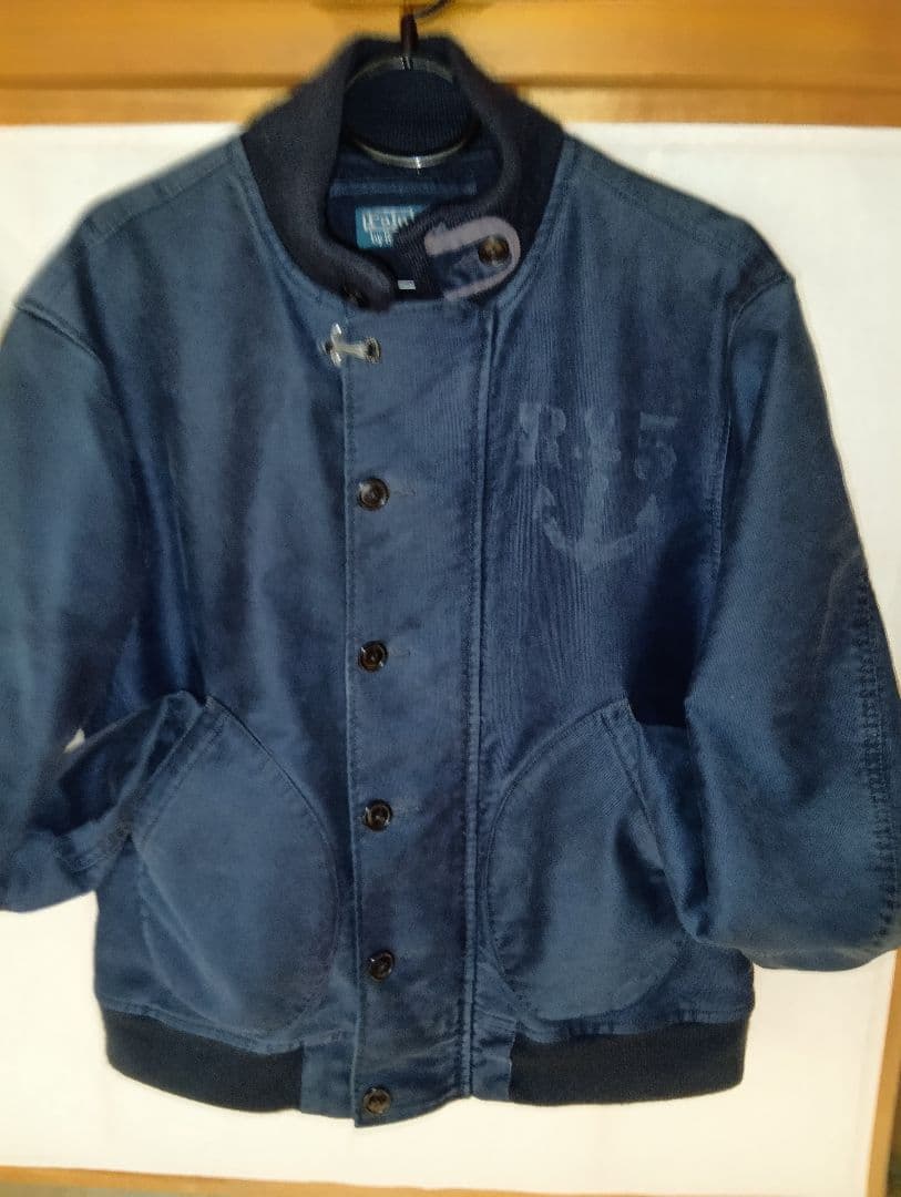 ラルフローレン　ネイビーデッキジャケット