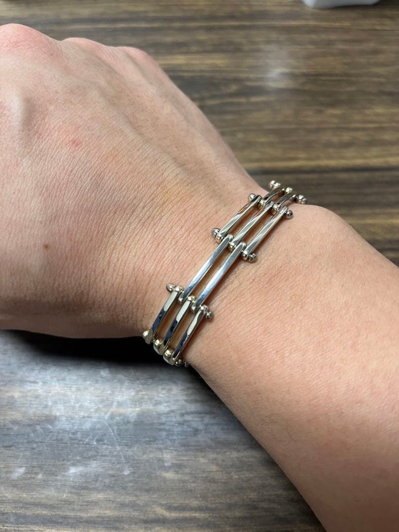 ヴィンテージブレスレット！希少ゲートリンク型。