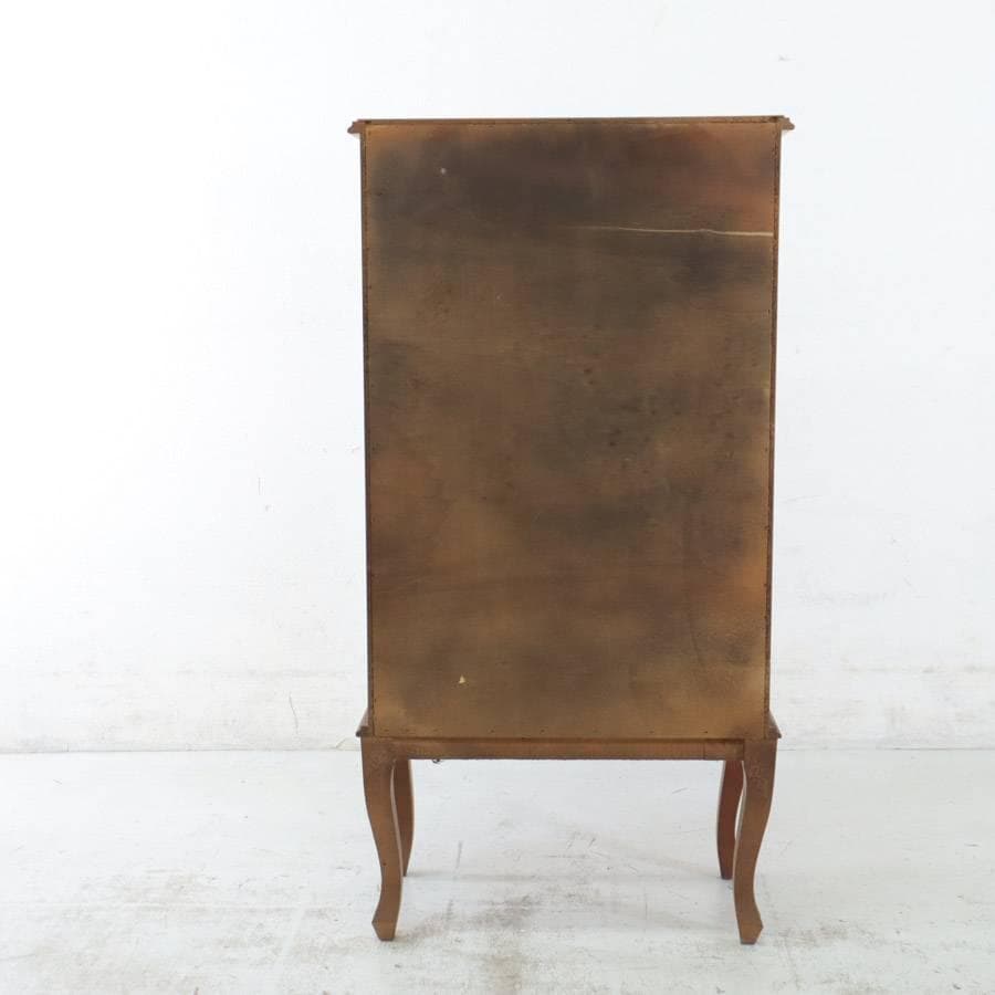 値下げイタリア製 TAROCCO VACCARI 象嵌細工 猫脚 チェスト 5段