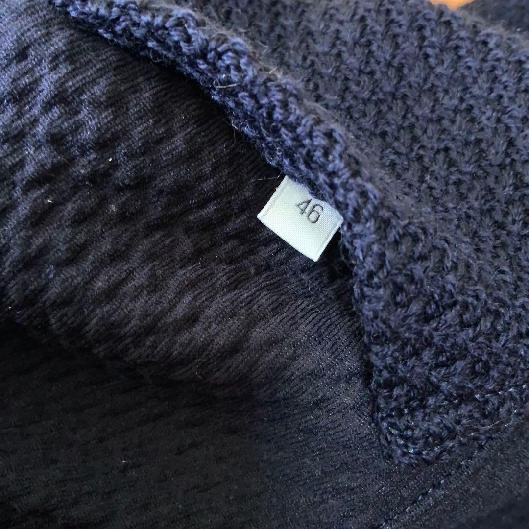 BAGUTTA バグッタ ウールジャケット 46 イタリア製 ネイビー