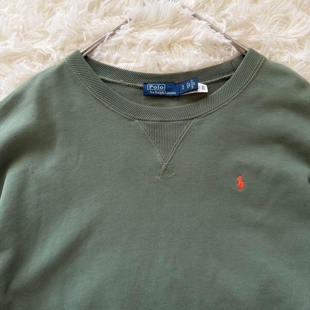 現行タグ✨美品　ラルフローレン　スウェット トレーナー　ポニー刺繍　バックロゴ