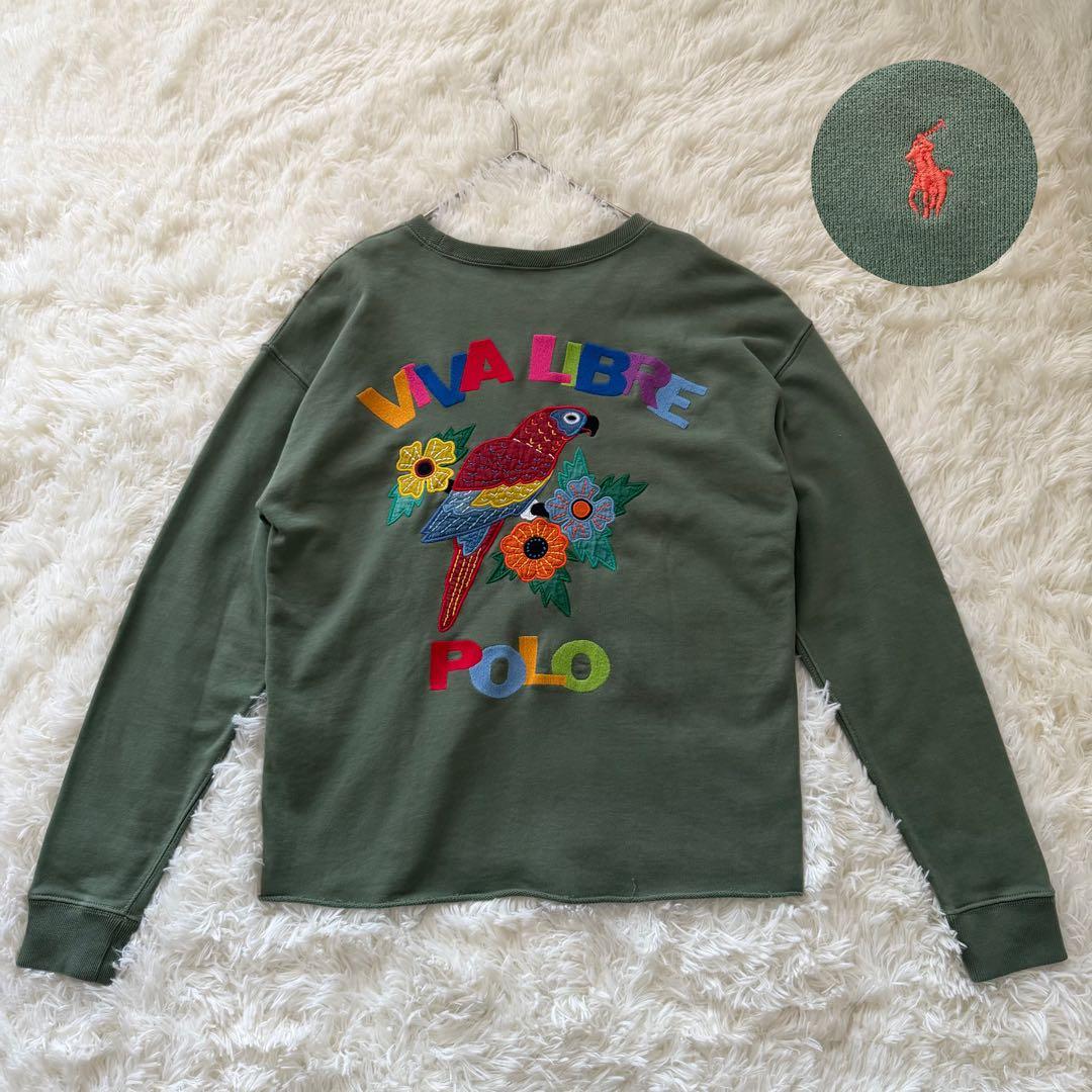 現行タグ✨美品　ラルフローレン　スウェット トレーナー　ポニー刺繍　バックロゴ