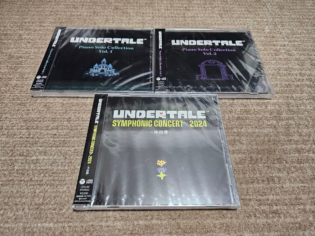 UNDERTALE CDセット ピアノソロコレクションと交響曲コンサート