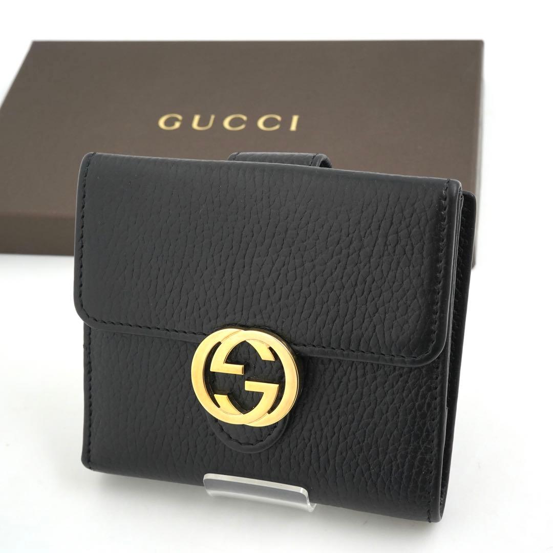✨専用✨　GUCCI ミニ財布　インターロッキング　エンボスロゴ GG