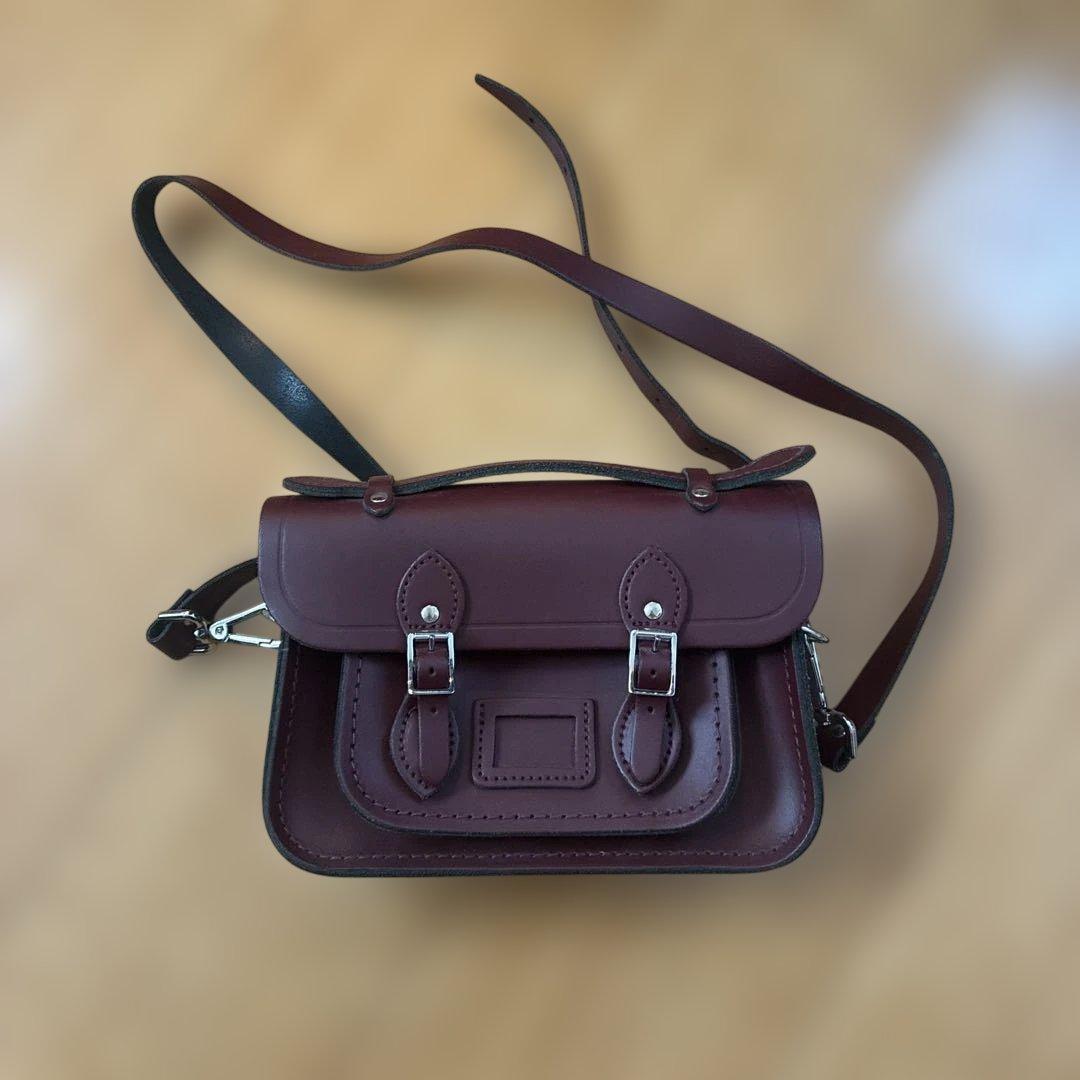 こ*ま様 【英国購入】【美品】サッチェルバッグ