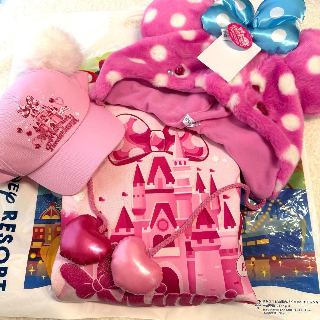 トレーナー、ファンキャップ、キャップ　ミニーのファンダーランド