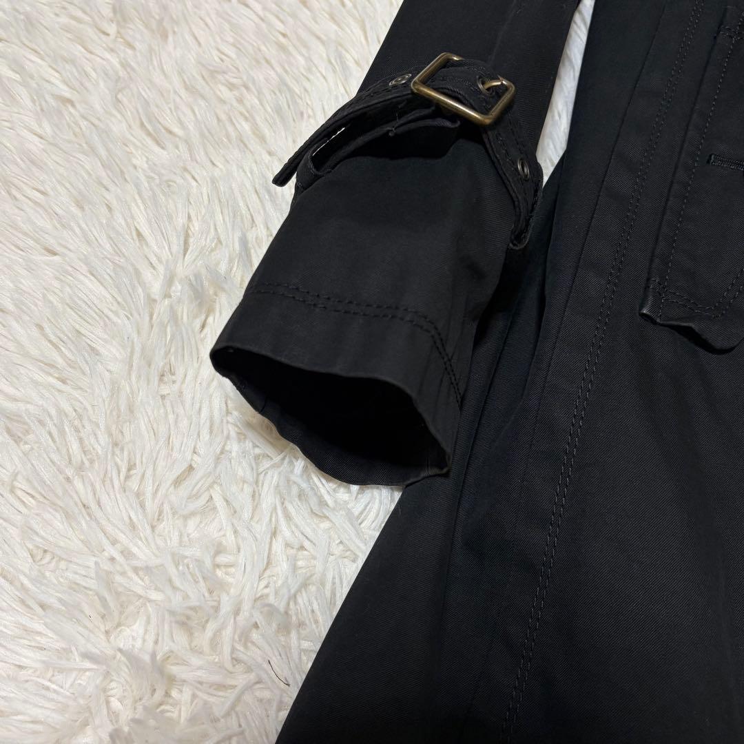 美品　バーバリーブールレーベル　トレンチコート　ライナー　ブラック