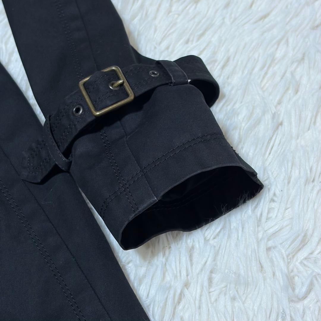 美品　バーバリーブールレーベル　トレンチコート　ライナー　ブラック