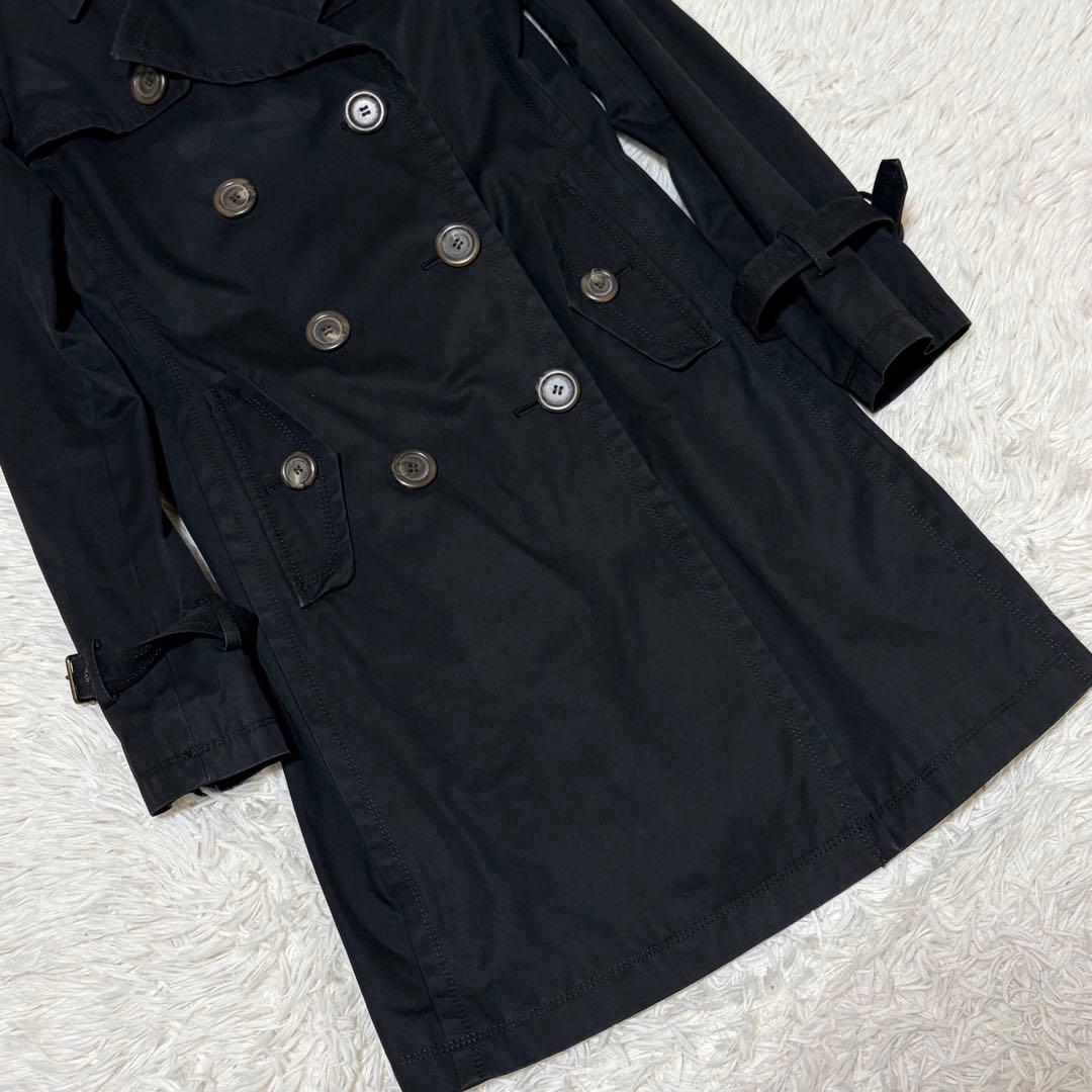 美品　バーバリーブールレーベル　トレンチコート　ライナー　ブラック