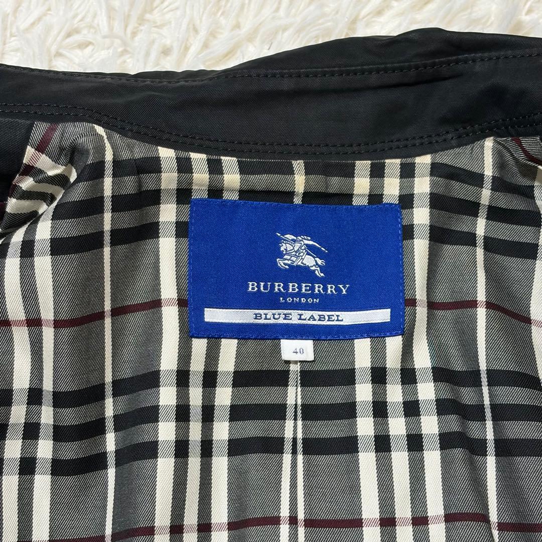 美品　バーバリーブールレーベル　トレンチコート　ライナー　ブラック