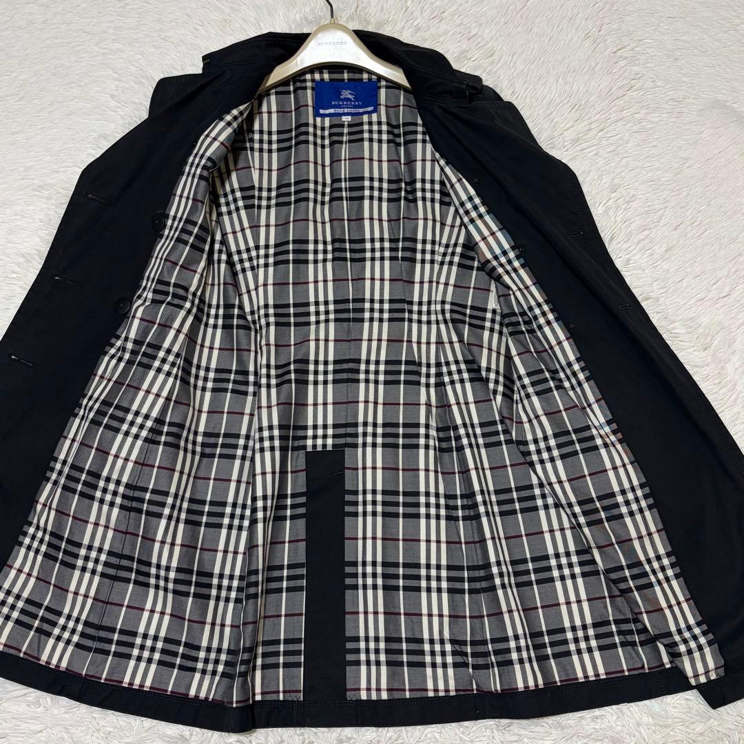 美品　バーバリーブールレーベル　トレンチコート　ライナー　ブラック
