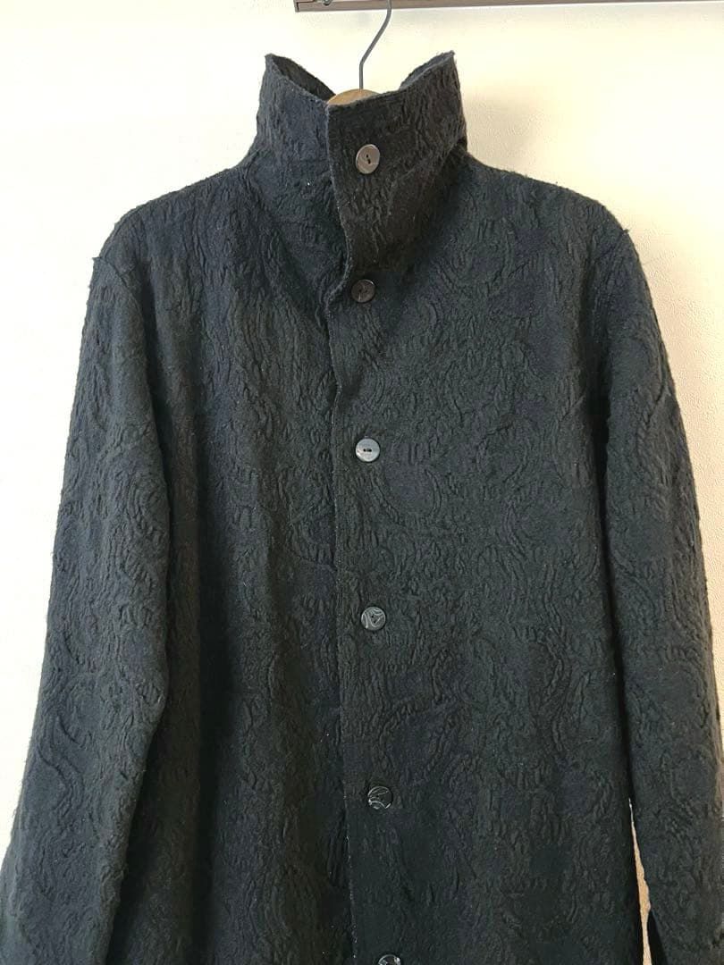 ヨーガンレール　黒　ウールコート　ハーフ　JURGEN LEHL